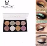 Miss Rose Professional 8 Color Glitter Eyeshadow Palette - Image 2