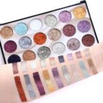 Miss Rose 18-Color Sequin Glitter Eyeshadow Palette (7001-083M2) - Image 6