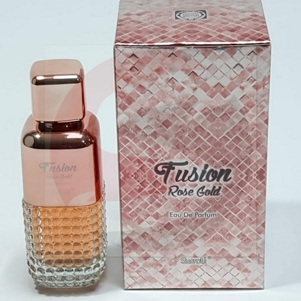 9-Spray-Fusion-Rose-Gold-100-ml.jpg Surrati Spray Fusion Rose Gold Perfume For Unisex - 100 ml - Image 1