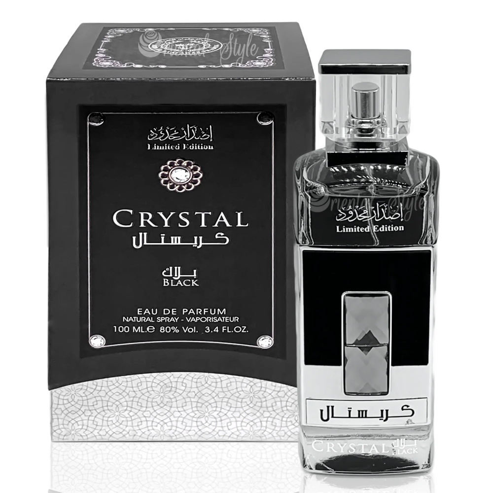 ARZ-Crystal-Black-EDP.jpg Ard Al Zaafaran Crystal Black Perfume For Unisex – 100 ml - Image 1