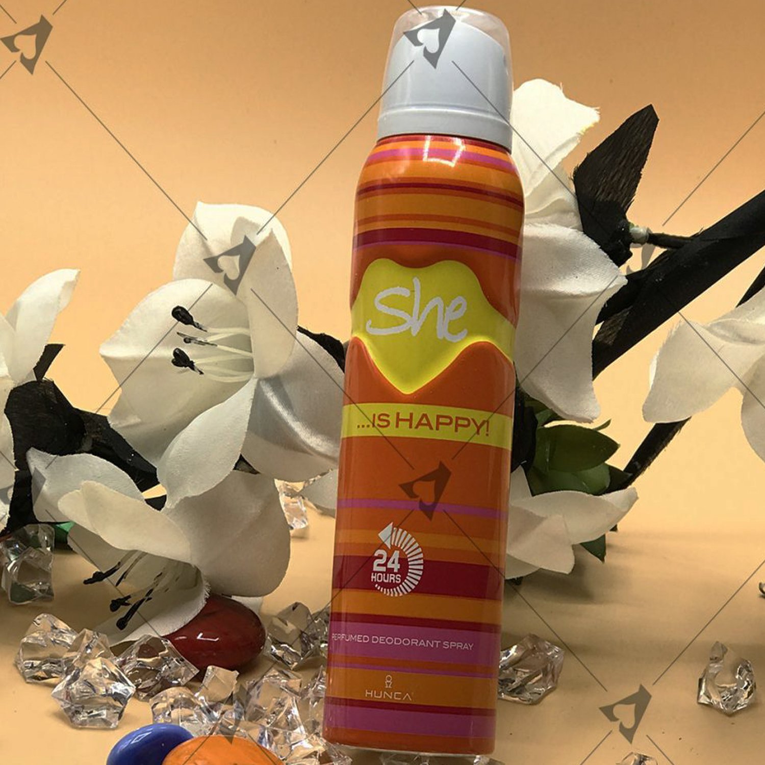 BS-Happy-A.jpg She is Happy Body Spray Deodorant For Women – 150 ml - Image 1