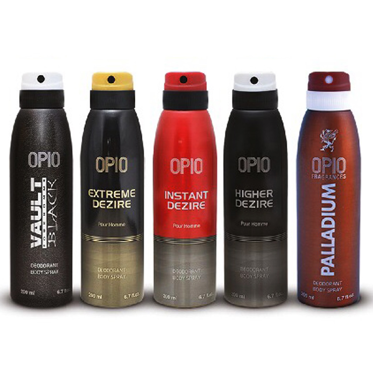 BS-Men-200-ml-A.jpg Pack of 5 - Opio Body Spray Deodorant For Men – 200 ml - Image 1