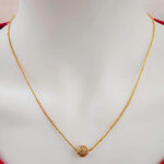 Bundle Offer - ALLAH & Golden Stone Ball Pendant For Women/Girls - Golden - Image 3
