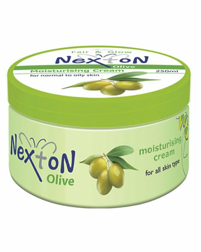 Cream-Olive-250.jpg Nexton Olive Moisturizing Cream - 250 ml - Image 1
