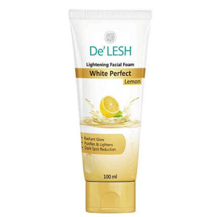 De’Lesh Lemon Lightening Facial Foam Face Wash - 100 ml