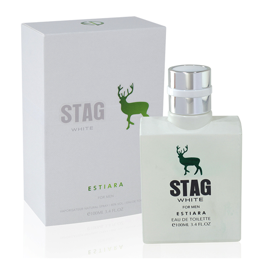 Estiara-Stag-White-EDT.jpg Estiara Stag White Perfume For Men – 100 ml - Image 1