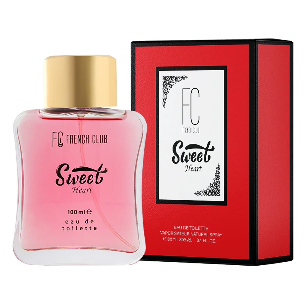 FC-Sweet-Heart-EDT.jpg Acura French Club Sweet Heart Perfume For Women – 100 ml - Image 1
