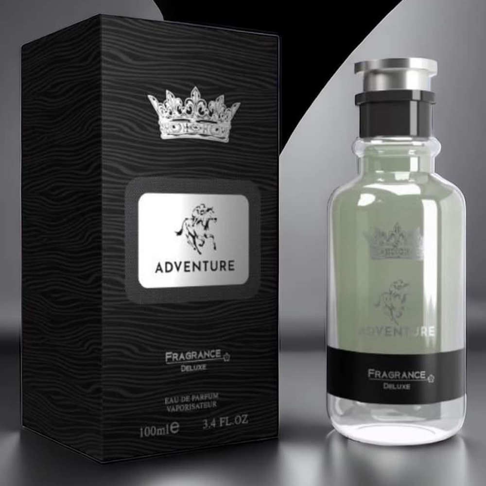 FD-Adventure.jpg Fragrance Deluxe Adventure Black Perfume For Men – 100 ml - Image 1