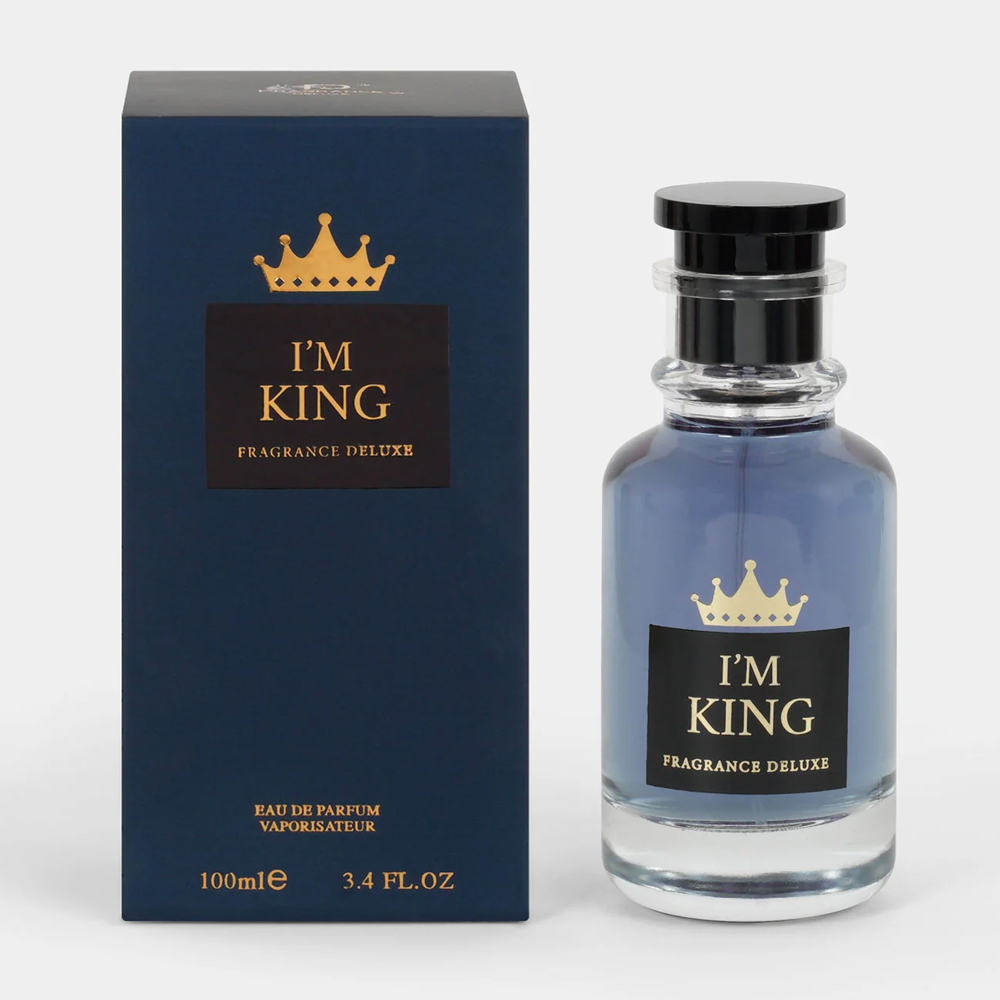 FD-IM-King-EDP.jpg Fragrance Deluxe I'M King Perfume For Men – 100 ml - Image 1