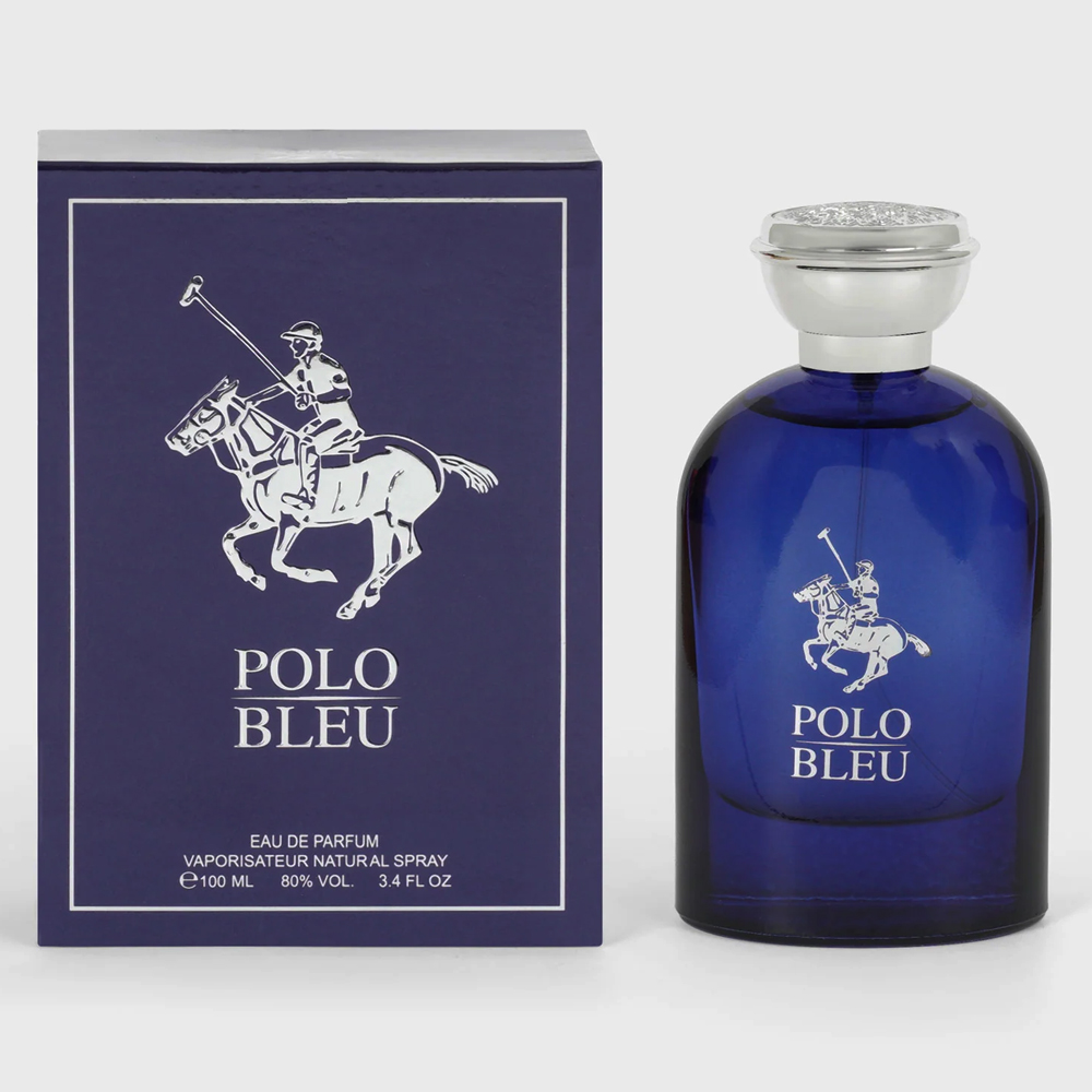 FD-Polo-Bleu-EDP.jpg Fragrance Deluxe Polo Bleu Perfume For Men – 100 ml - Image 1