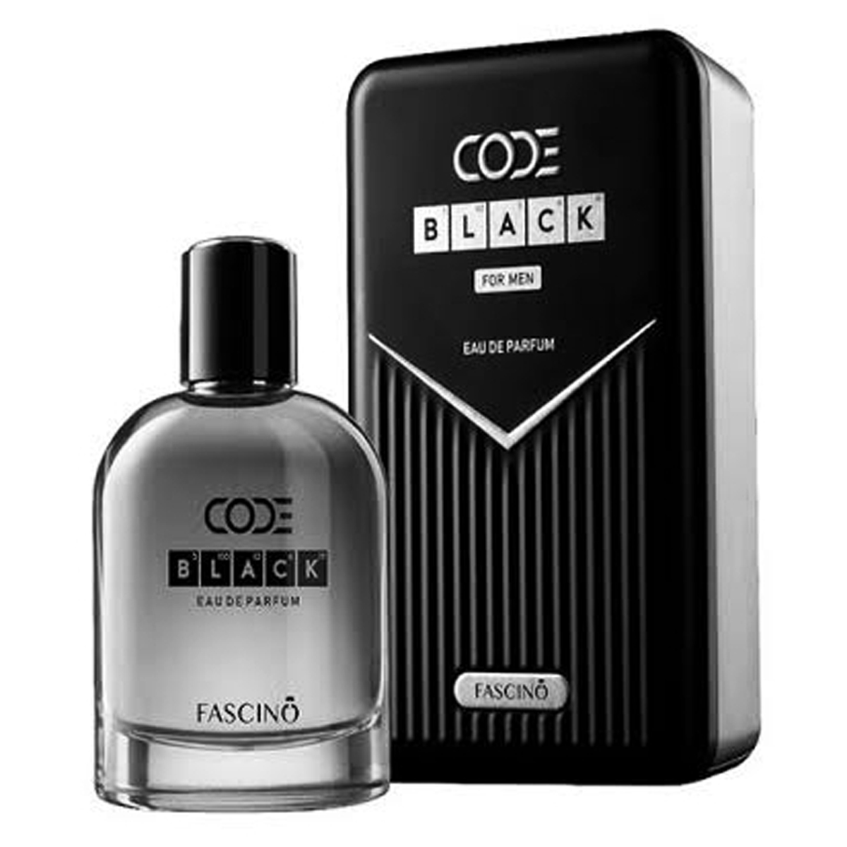 Fascino-Code-Black.jpg Fascino Code Black Perfume For Men – 100 ml - Image 1