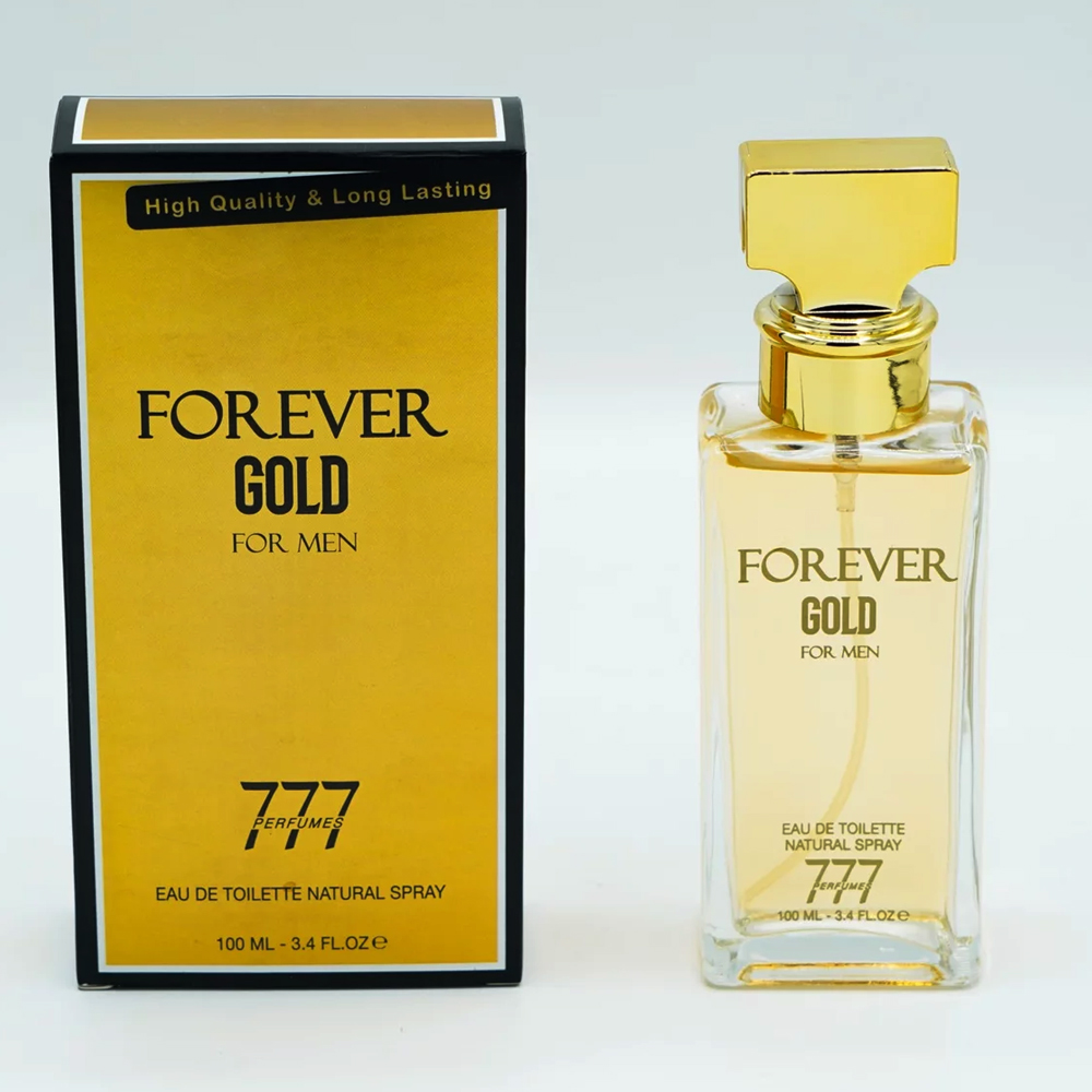 Forever-Gold-777-EDT.jpg Forever 777 Gold Perfume For Men - 100 ml - Image 1