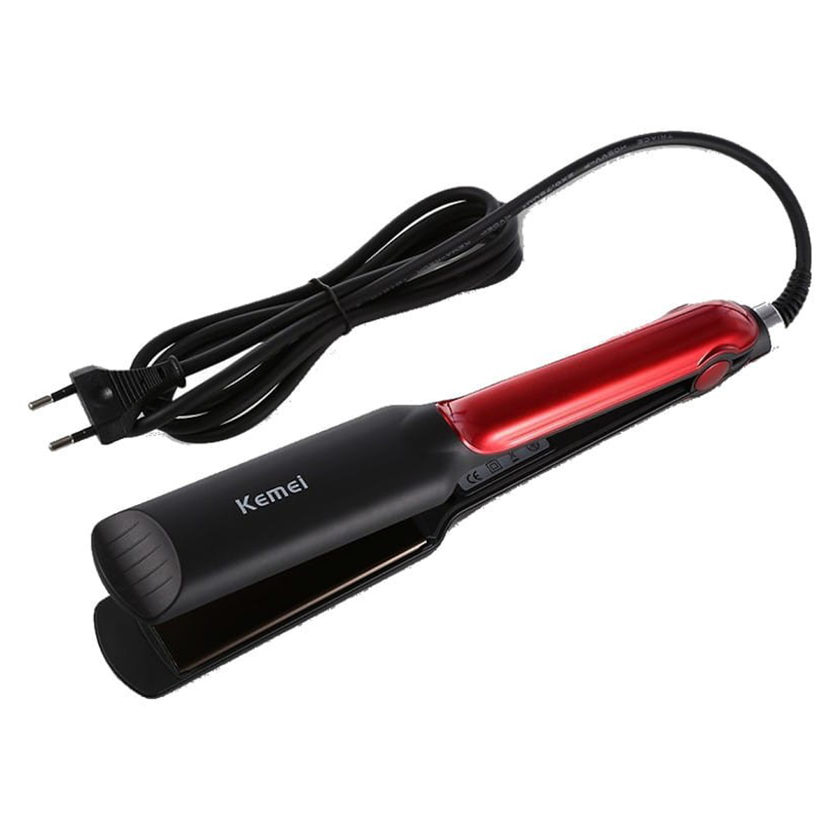 KM-531A.jpg Kemei Hair Straightener with Temperature Control Plate For Women - KM-531 - Image 1