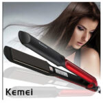 Kemei Hair Straightener with Temperature Control Plate For Women - KM-531 - Image 4