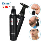 Kemei 2 in 1 Nose & Ear Hair Trimmer For Men - 9688