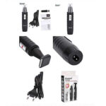 Kemei 2 in 1 Nose & Ear Hair Trimmer For Men - 9688 - Image 2