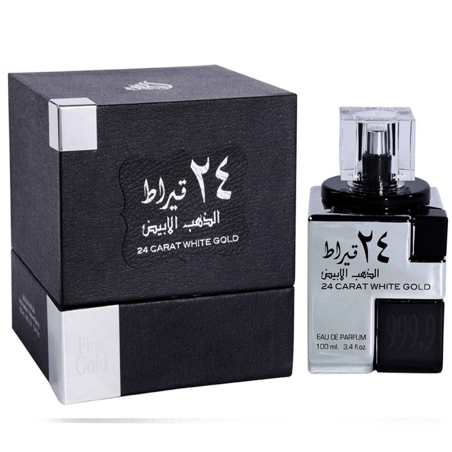 Lattafa-24-Carat-White-Gold.jpg Lattafa 24 Carat White Gold Perfume For Unisex – 100 ml - Image 1