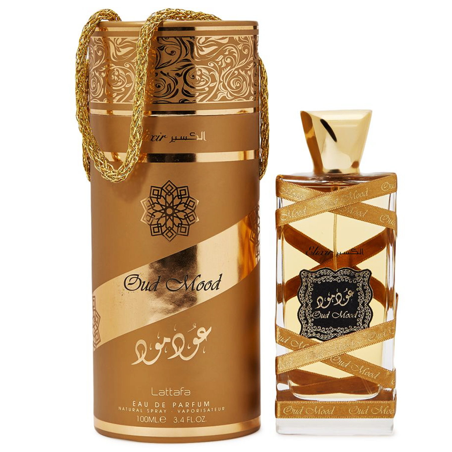 Lattafa-Bown-A.jpg Lattafa Oud Mood Elixir Arabic Perfume For Unisex - 100 ml - Image 1