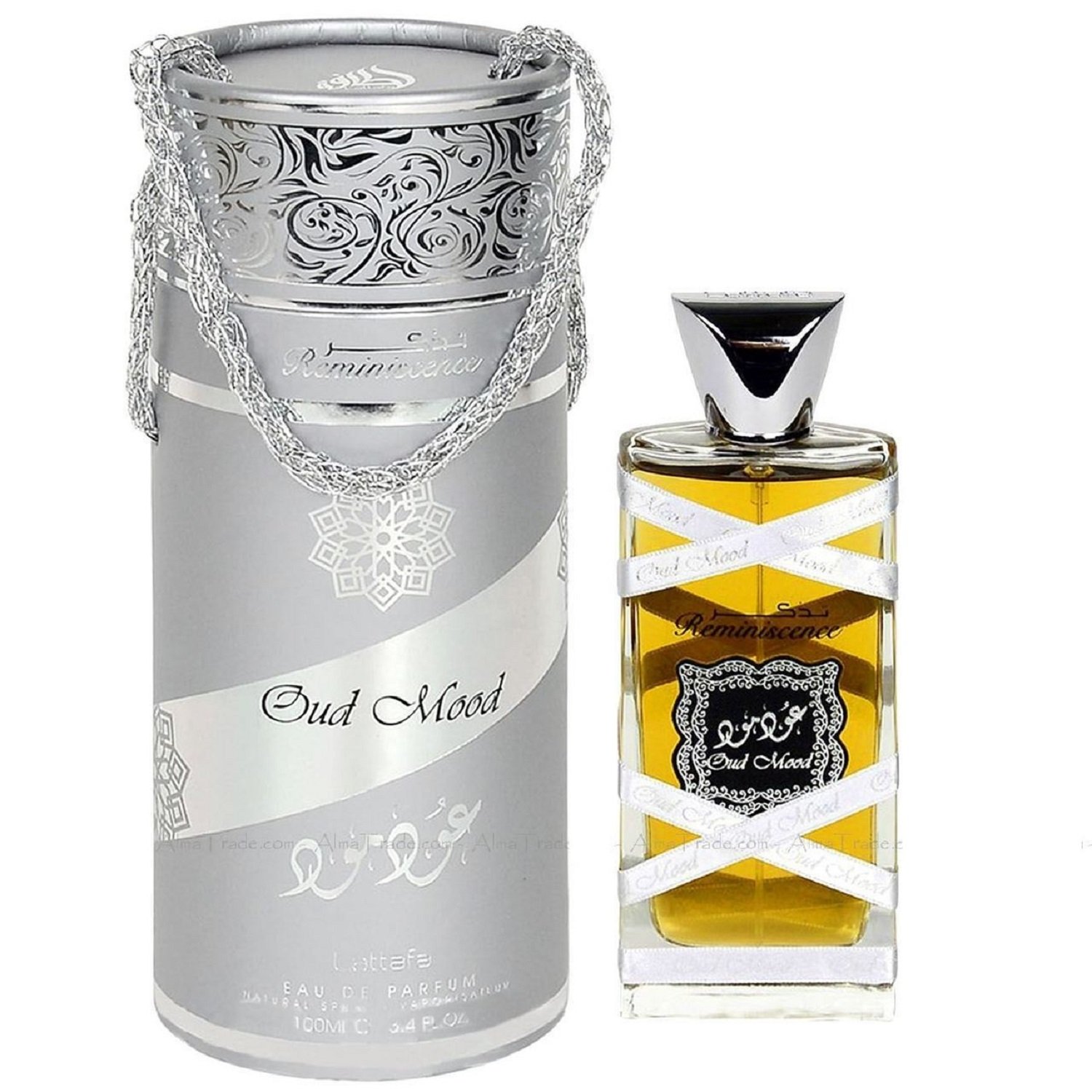 Lattafa-Silver.jpg Lattafa Oud Mood Reminiscence Arabic Perfume For Unisex - 100 ml - Image 1