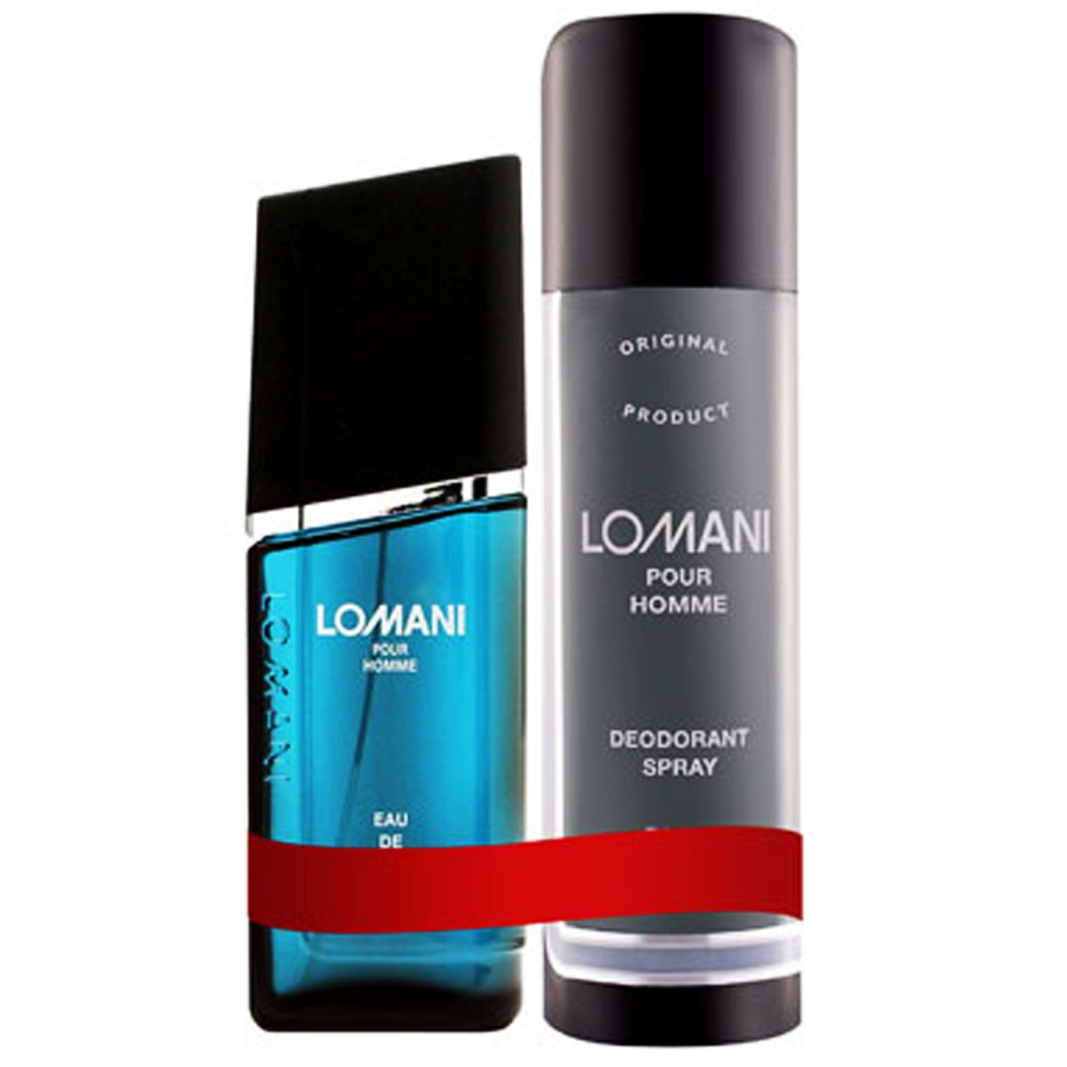 Lomani-Pour-Pack.jpg Bundle Offer – Lomani Pour Homme Perfume and Deodorant For Men – 100 ml & 200 ml - Image 1