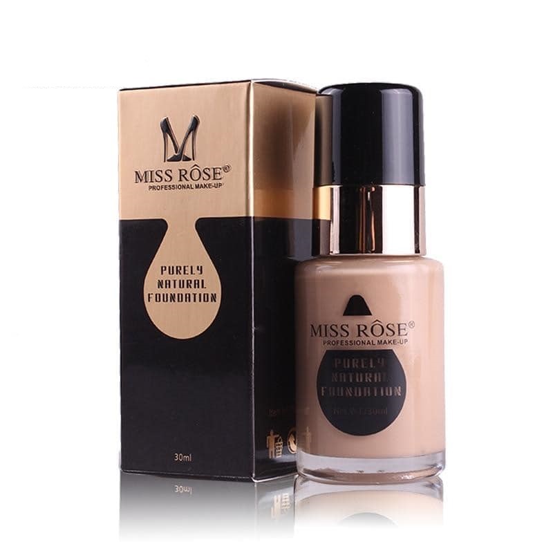 Miss-Rose-Makeup-Liquid-Foundation-Cream-Nutritious-7-colors-Flawless-Coverage-Oil-Free-Concealer-Cream-Base-1_1024x1024@2x.jpg Miss Rose Purely Natural Foundation - Image 1