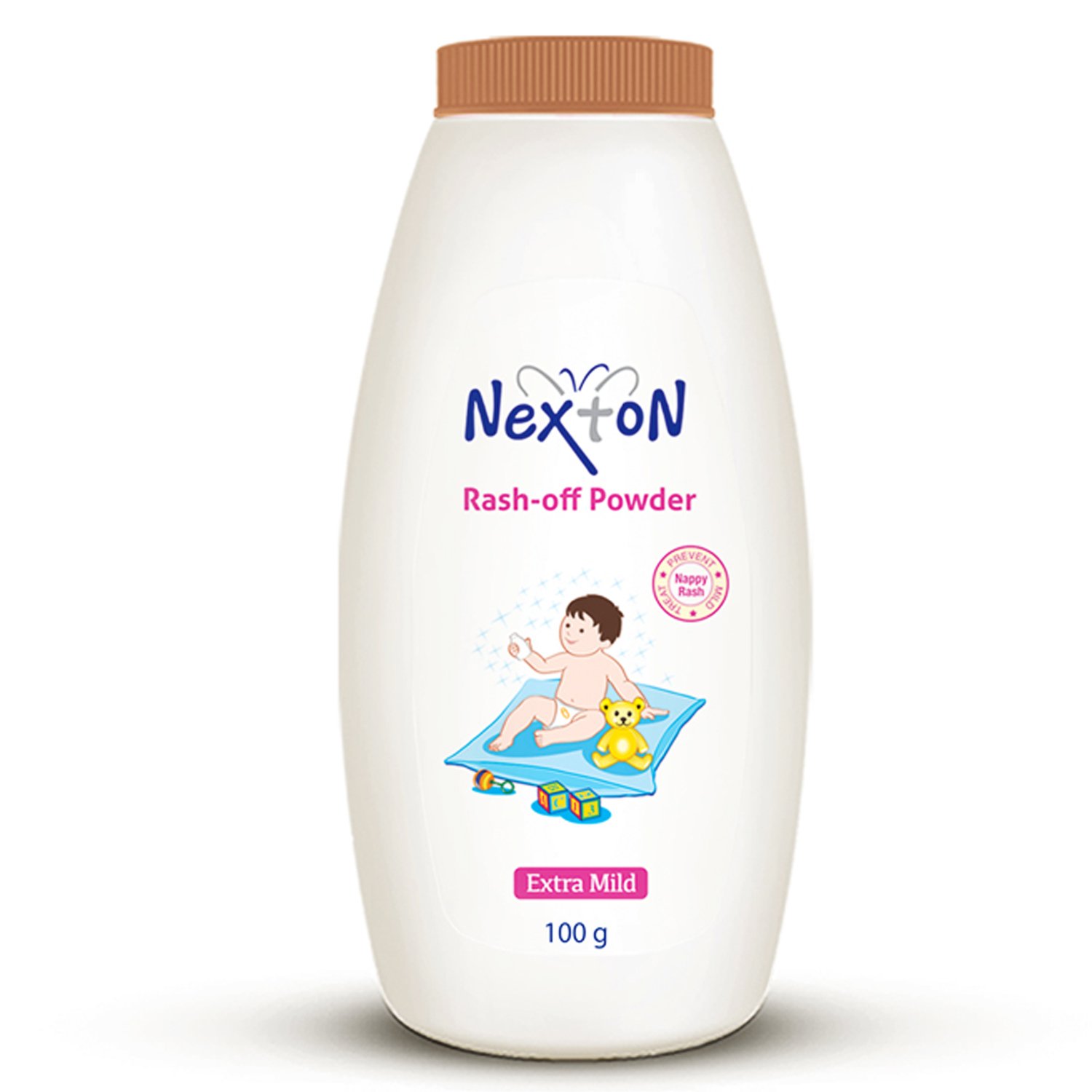 PD-Rash-Off-100G.jpg Nexton Baby Talc Powder ( Rash Off Powder ) - 100 Gram - Image 1
