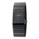 Black Jubile Ceramica Analogue Watch For Men - Black - Image 3
