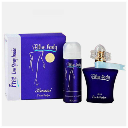 Rasasi Blue Lady Perfume With Free Deo For Women – 40 ml
