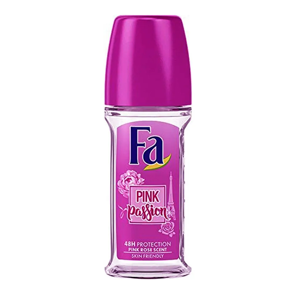 Roll-On-FA-Pink.jpg FA Pink Passion Roll On Deodorant For Women – 50 ml - Image 1