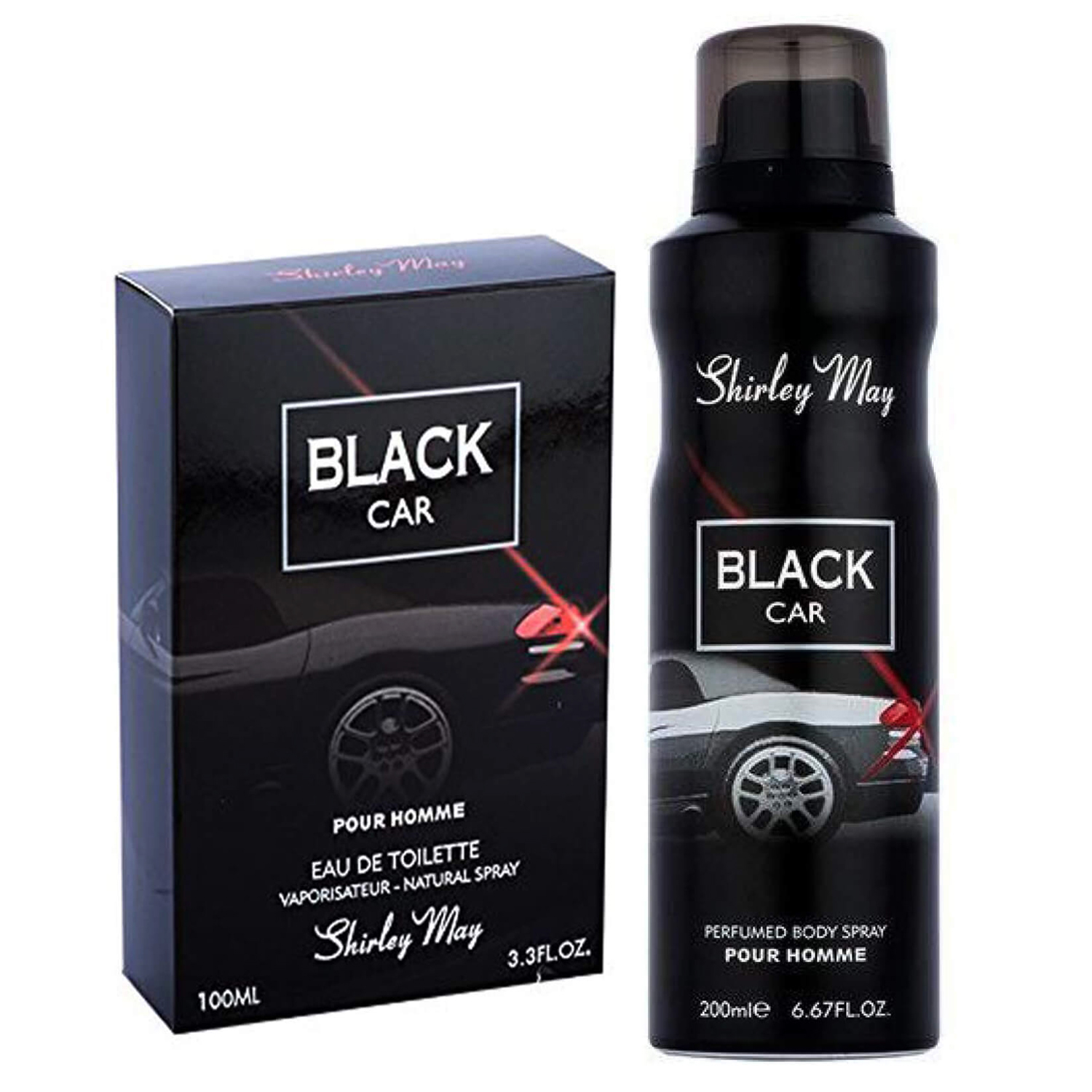 SM-Car-Deo.jpg Bundle Offer - Shirley May Black Car Perfume and Body Spray Men – 100 ml & 200 ml - Image 1