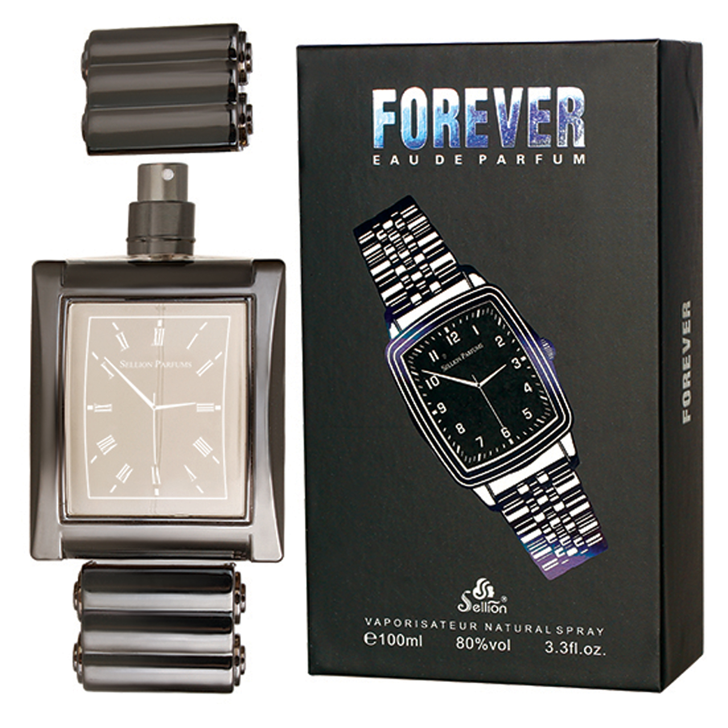 Sellion-Forever-Black.jpg Sellion Forever Black Perfume For Men – 100 ml - Image 1