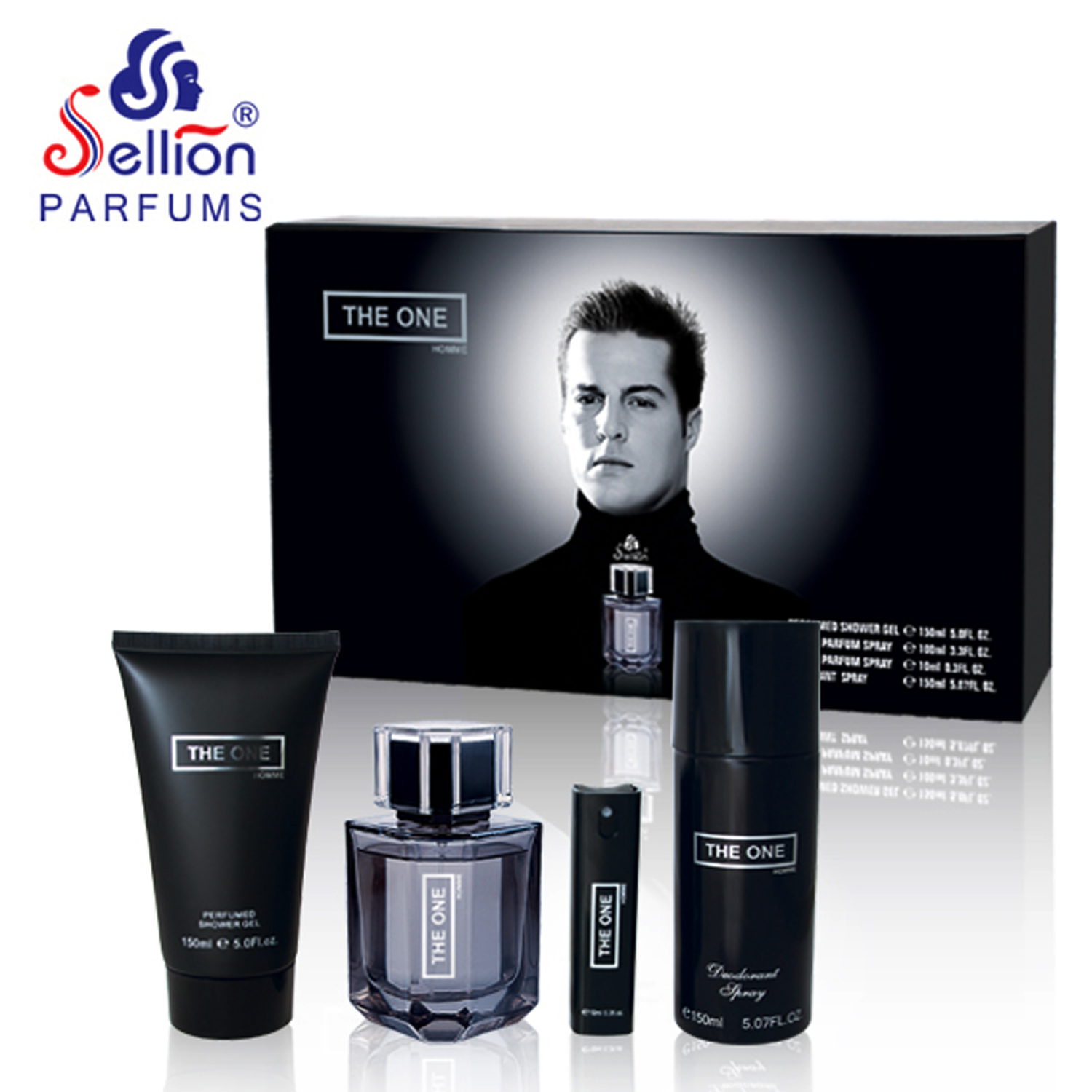 Sellion-GS-The-One.jpg Sellion The One Perfume Gift Set For Men – 4 in 1 - Image 1