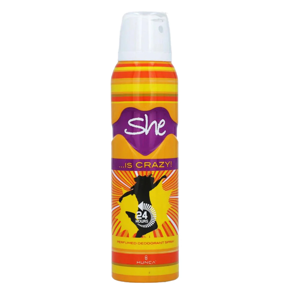 She-is-Crazy-150.jpg She is Crazy Body Spray Deodorant For Women – 150 ml - Image 1