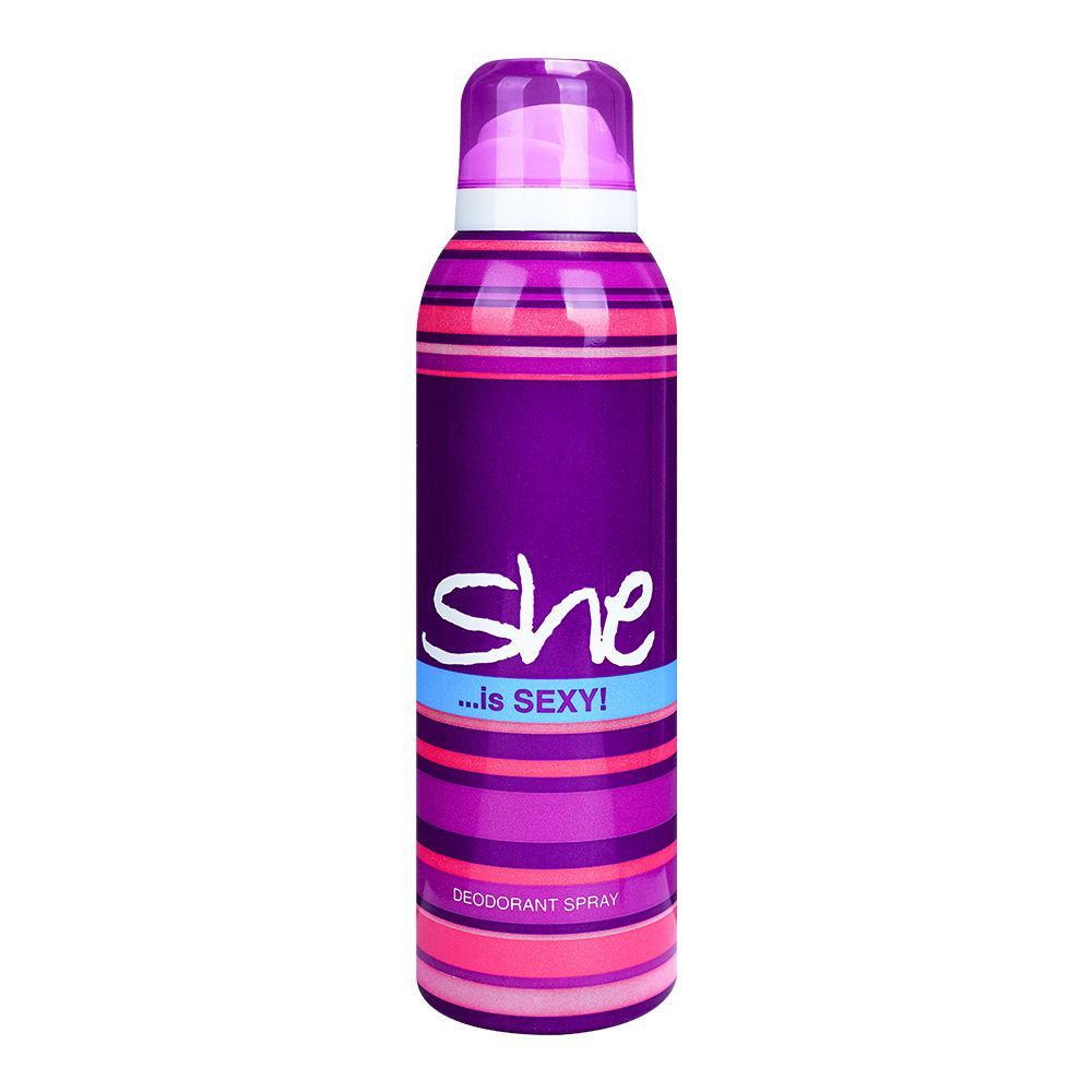She-is-Sexy-200-A.jpg She is Sexy Body Spray Deodorant For Women - 200 ml - Image 1