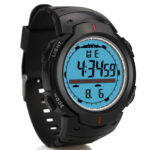 Black Rubber Digital Watch For Boys – Black - Image 2