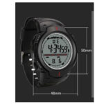 Black Rubber Digital Watch For Boys – Black - Image 3