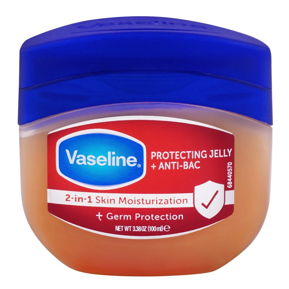 Vaseline-Anti-Bac-Jelly.jpg Vaseline 2 in 1 Protecting Anti Bac Jelly - 100 ml - Image 1