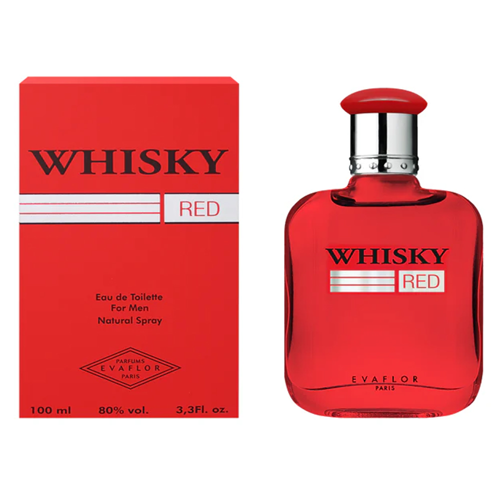 Whisky-Red-EDT.jpg Evaflor Whisky Red Perfume For Men – 100 ml - Image 1