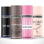 Pack of 4 - Xclusive Multi-color Body Spray Deodorant For Unisex - 200 ml (Each) - Image 3