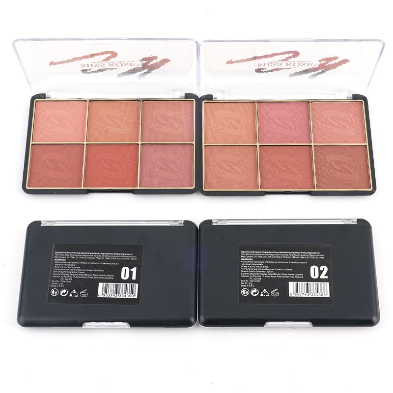 blush_1024x1024@2x.jpg Miss Rose 6 Color Blush Kit - Image 1