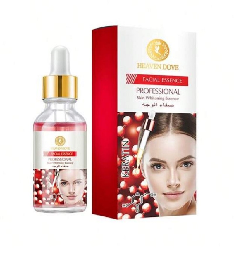 heaven-Dove-facial-essence-karatin2.jpg Heaven Dove Keratin Facial Essence Serum Moisturizing Brightening Special Skin Care - 30 ml - Image 1