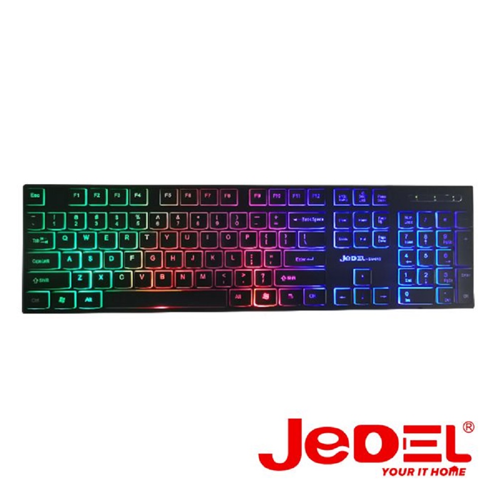 kl510_kb_01.jpg JEDEL K510 GAMING RGB WIRED KEYBOARD ERGONOMIC - Image 1