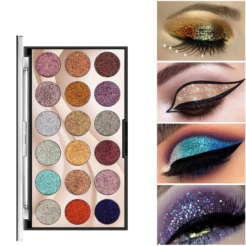 mis_n5.jpg Miss Rose 18-Color Sequin Glitter Eyeshadow Palette (7001-083M2) - Image 1